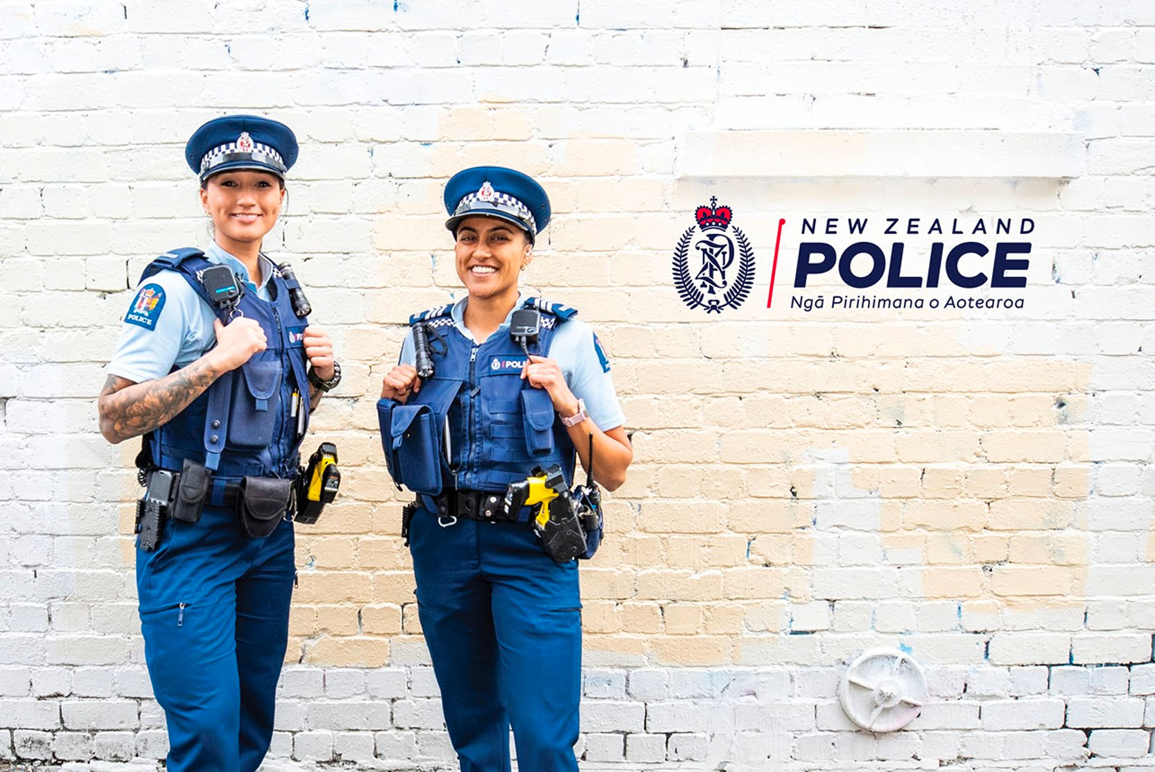 NZ Police team members connecting
